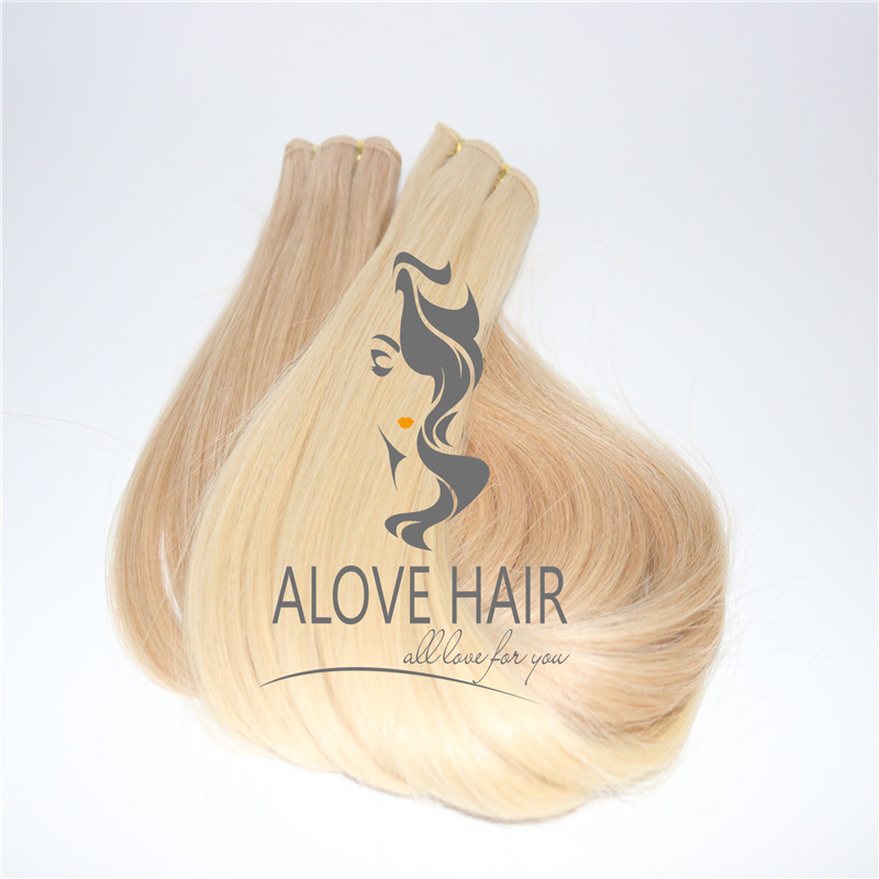 China best hand tied weft hair extensions vendor 